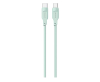USAMS Kabel USB-C/USB-C 100W 1,2m Port Display zielony - 1569062 - zdjęcie 1